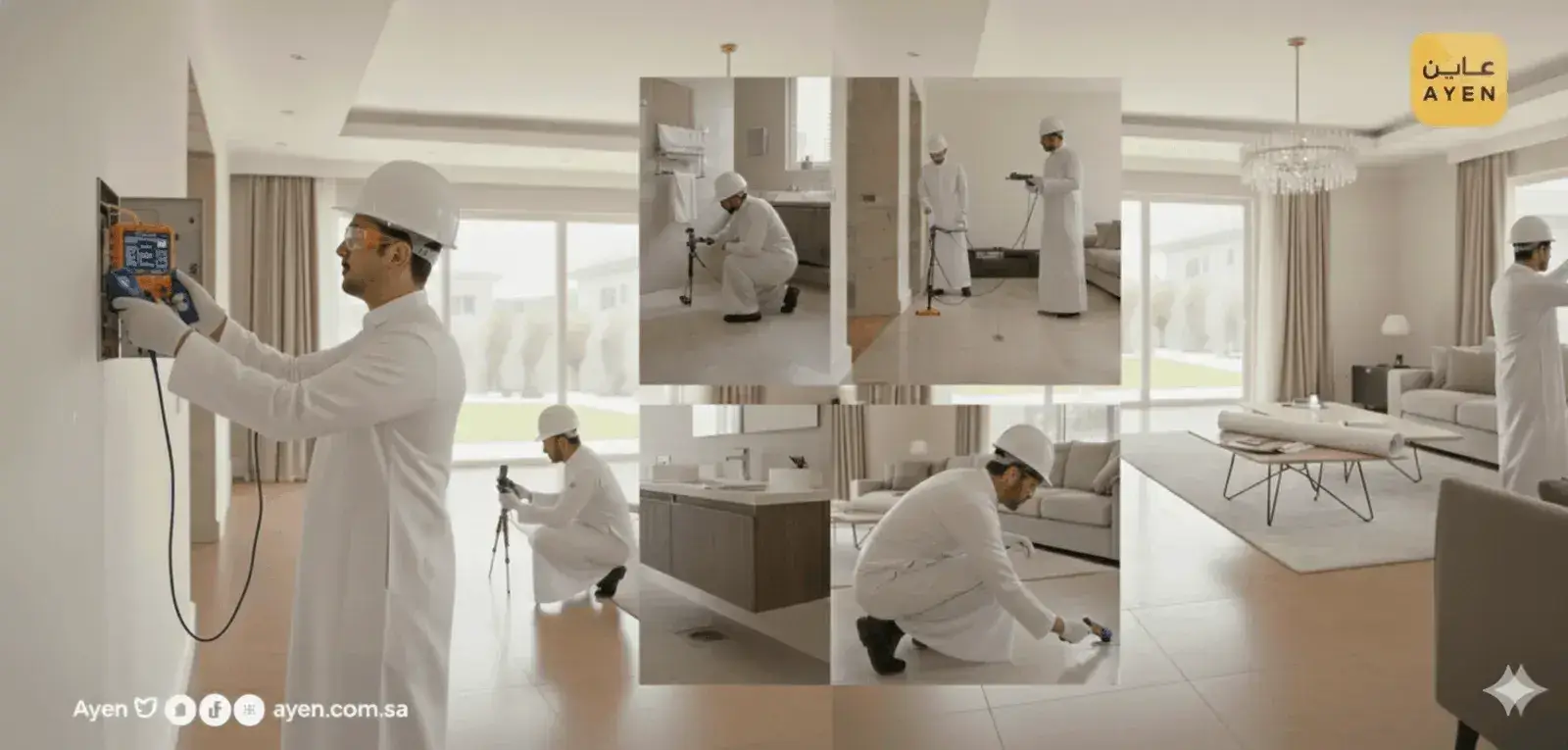 فحص قبل تشغيل وصيانة العقار