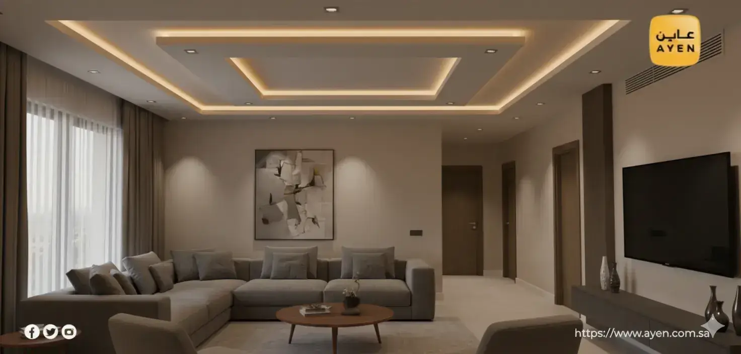 الإضاءة المخفية في الديكور